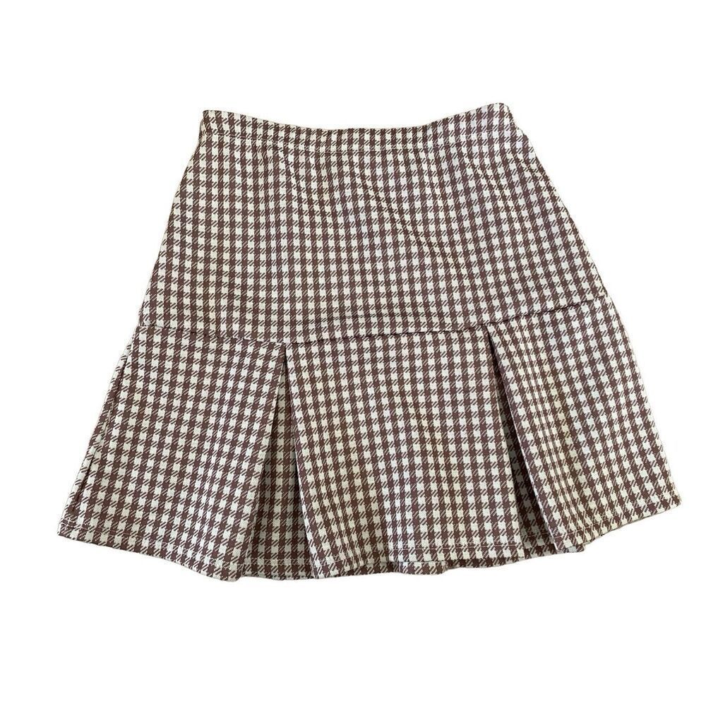 21 Saints Pleated Plaid Skirt Schoolgirl Preppy Punk Grunge